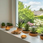 White Marble Lotus Diya/Tea Light Holder Set